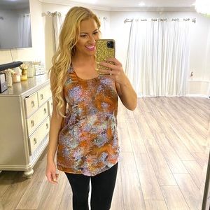 Multi Color Razor Back Studded Tunic‎ 🧡